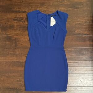 Symphony Cobalt Blue Mini Dress